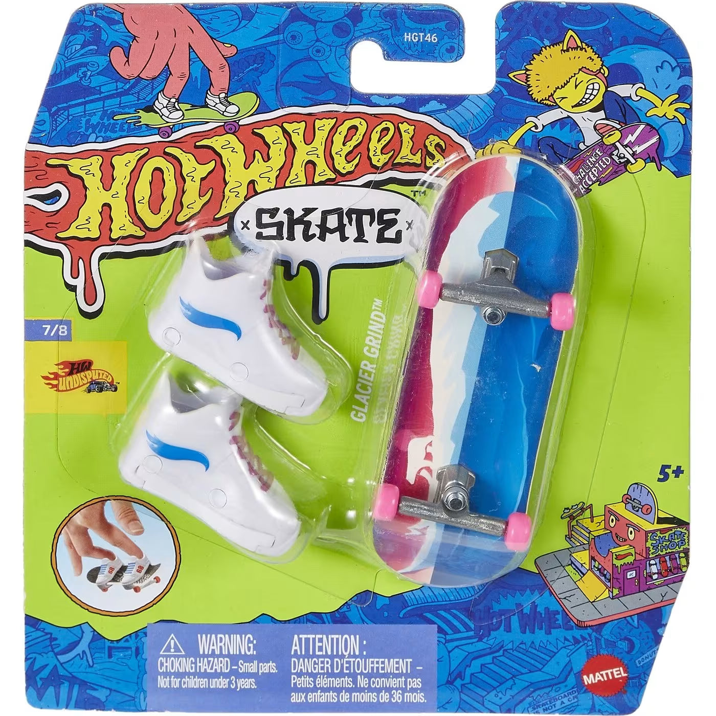 Hot Wheels Skate Tony Hawk Fingerboard & Shoes – Assorted Design | Mattel