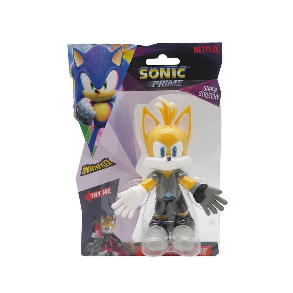 Monster Flex Stretch Hero – Sonic the Hedgehog Figure – Tails Stretch Toy