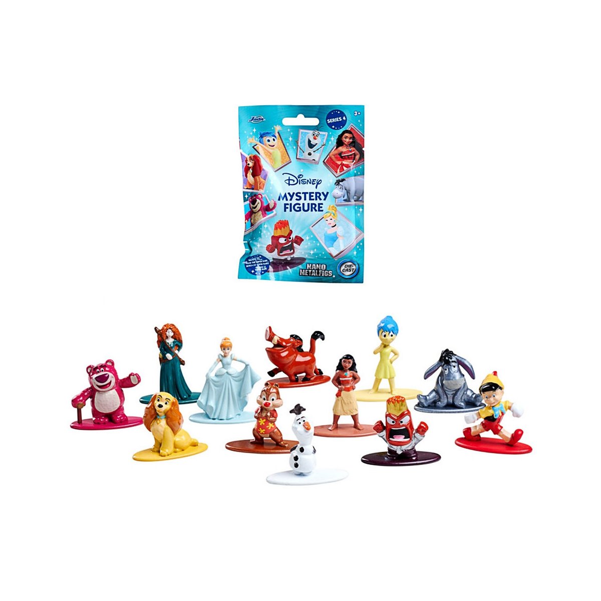 Jada Toys Disney Nano Metalfigs Series 4 Full Set – 12 Die-Cast Figures