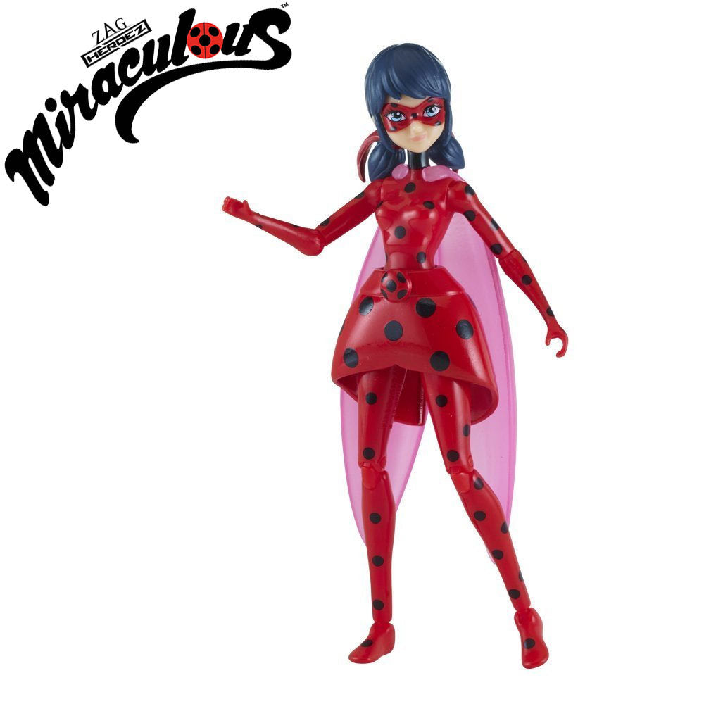 Miraculous Zag Heroez Flutter Ladybug Articulated Figure 5.5" Bandai Collectible