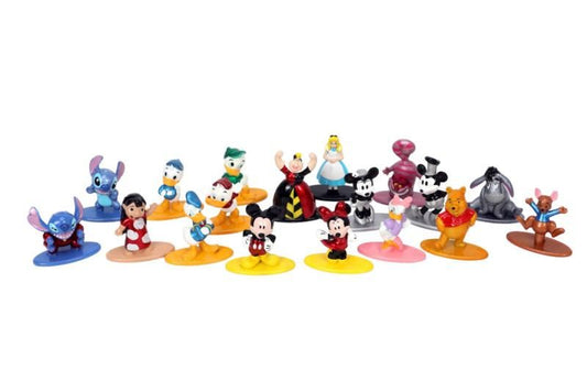 Jada Toys Disney Nano Figures Wave 1 – 18-Pack Mini Die-Cast Collectible Set (4 cm)