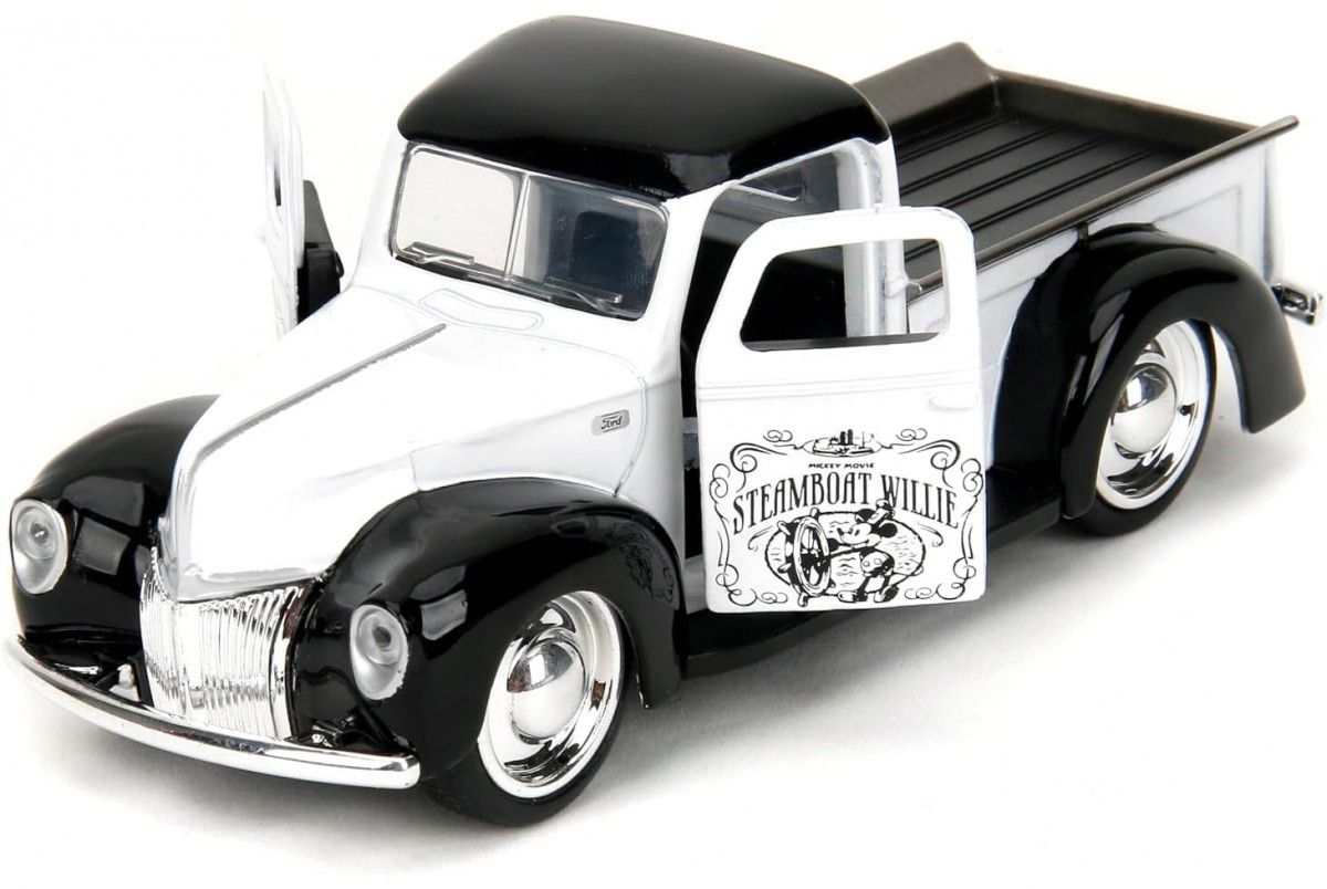 Jada Toys Disney Steamboat Willie 1941 Ford Pickup 1:32 – Die-Cast Collectible Car