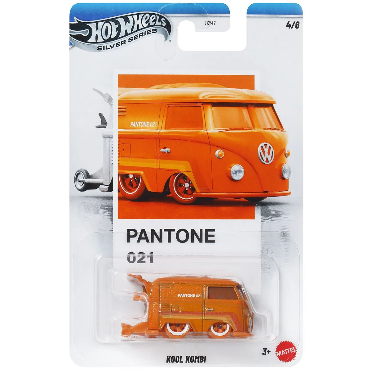 Hot Wheels Silver Series Pantone 021 Kool Kombi Diecast Car