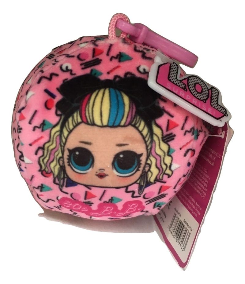 LOL Surprise Squeezsters Plush Ball Clip On – Soft Squeezable Toy | Assorted Characters