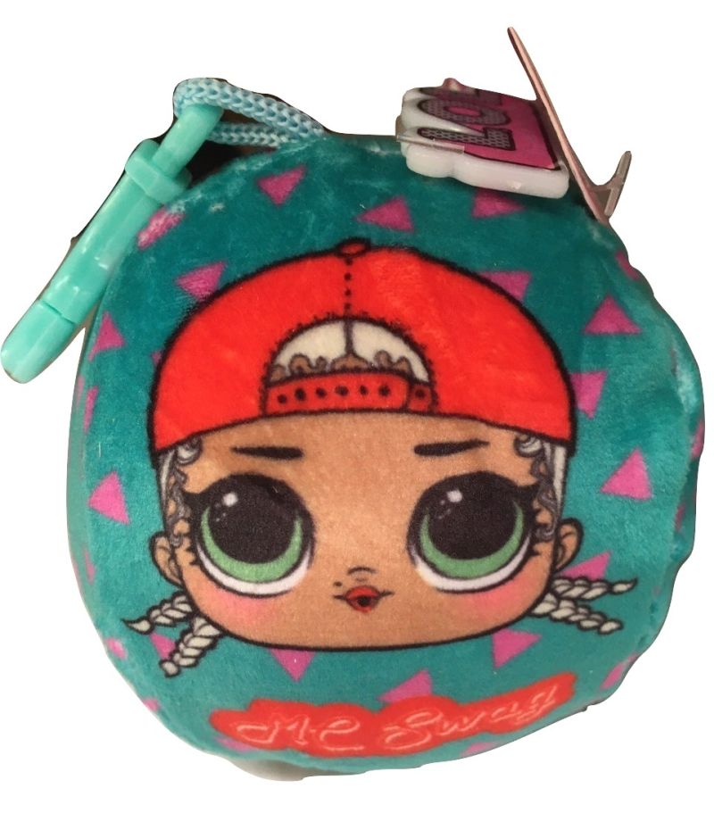 LOL Surprise Squeezsters Plush Ball Clip On – Soft Squeezable Toy | Assorted Characters