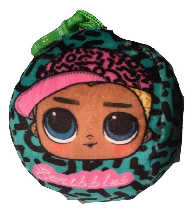 LOL Surprise Squeezsters Plush Ball Clip On – Soft Squeezable Toy | Assorted Characters
