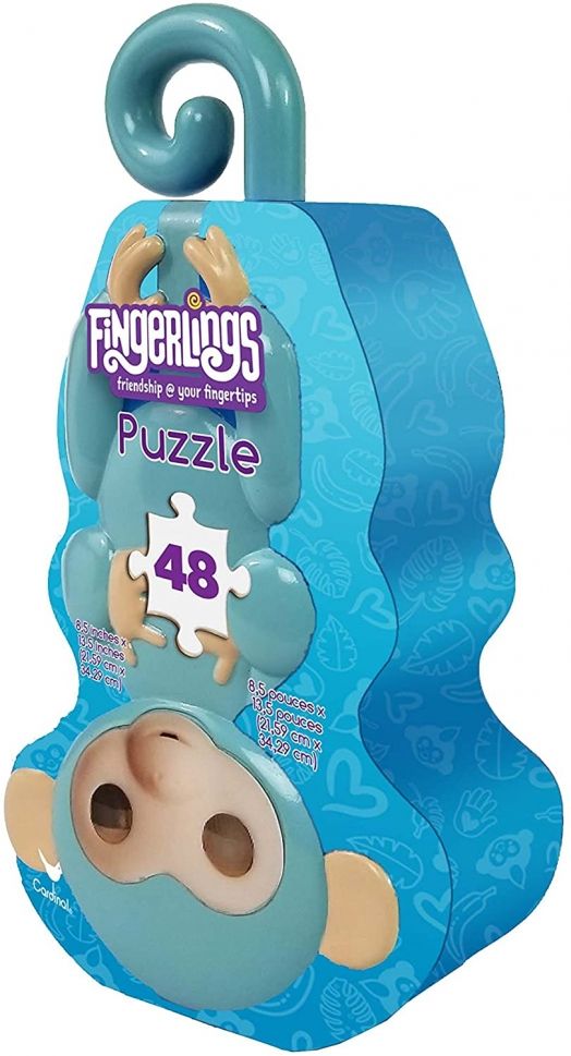 Spin Master Fingerlings Puzzle Tin – 48-Piece Interactive Toy for Kids 4+