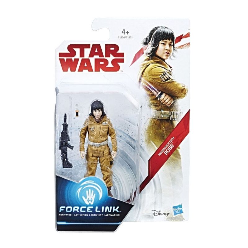 Hasbro Star Wars Force Link Resistance Tech Rose Action Figure