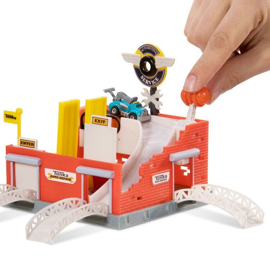 Tonka Built To Last Tune Up Garage Playset – Vehicle Service Station for Kid