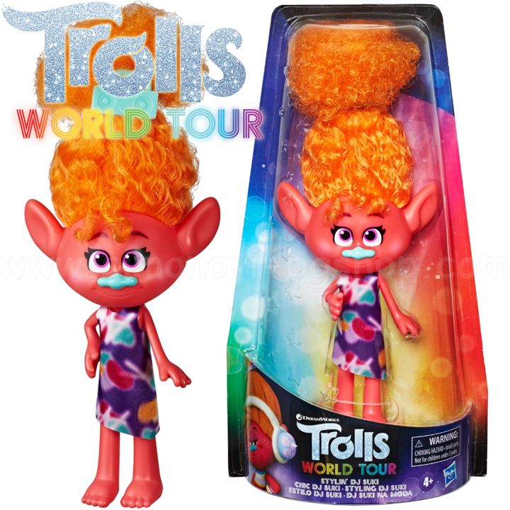DreamWorks Trolls World Tour Stylin' DJ Suki Fashion Doll