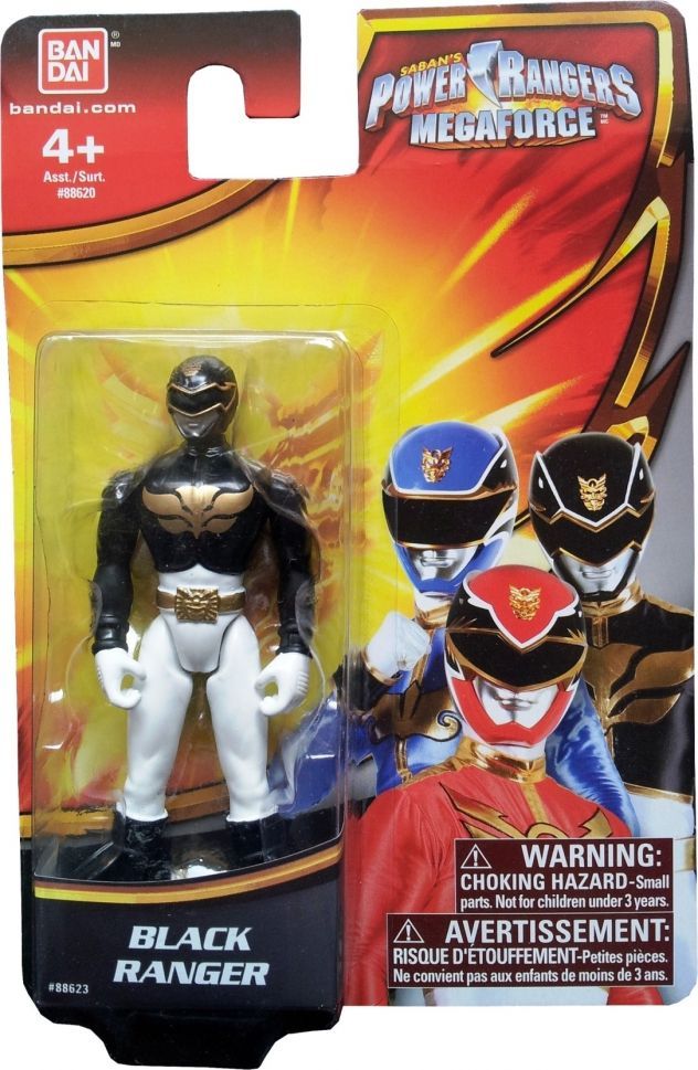 Saban's Power Rangers Megaforce Bandai 88623 Black Ranger Figure