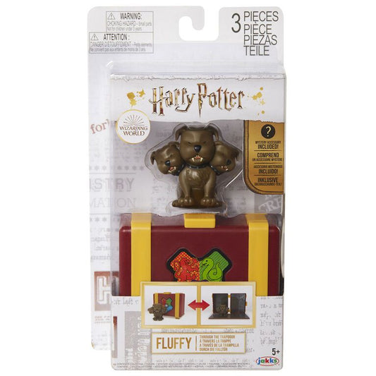 Harry Potter Fluffy “Through the Trapdoor” Figure – JAKKS Pacific Wizarding World Collectible Toy