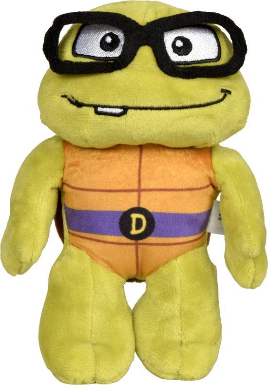 TMNT Donatello Plush 15cm – Toddler-Style Ninja Turtle – Playmates Toys