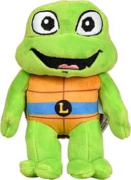 TMNT Leonardo Plush 15cm – Toddler-Style Ninja Turtle – Playmates Toys