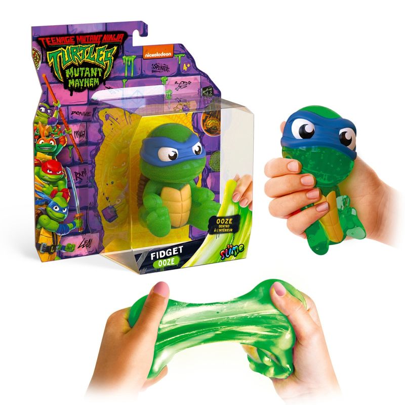 TMNT Mayhem Leonardo Fidget Ooze Slime – Playmates Toys – Ninja Turtles