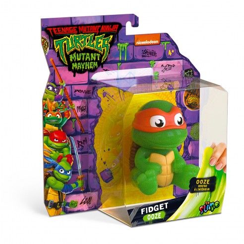 TMNT Mayhem Michelangelo Fidget Ooze Slime – Playmates Toys – Ninja Turtles