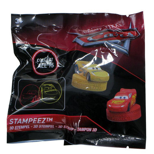 Disney Pixar Cars 3D Stamp – Collect All 15 Models – Lightning McQueen & Friends x 5pcs
