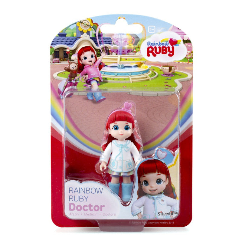Silverlit Rainbow Ruby Dolls 8cm – Doctor Profession Figure for Creative Play