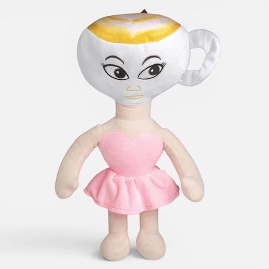 Italian Brainrot Ballerina Cappuccina Plush Toy 50cm – Viral Meme Character