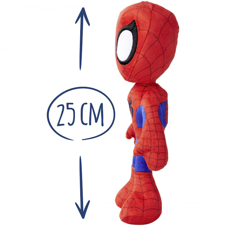 Simba Toys Disney Marvel Spidey Plush Toy 25cm – Glow-in-the-Dark Eyes | Official Licensed