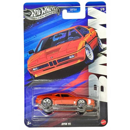 Hot Wheels Silver Series BMW GRT01 – BMW M1 Diecast Car – 1/5