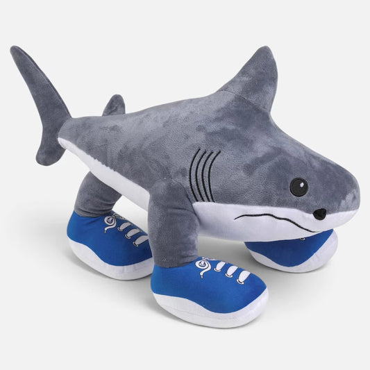 Italian Brainrot Tralalero Tralala Shark Plush Toy 45cm with Blue Sneakers
