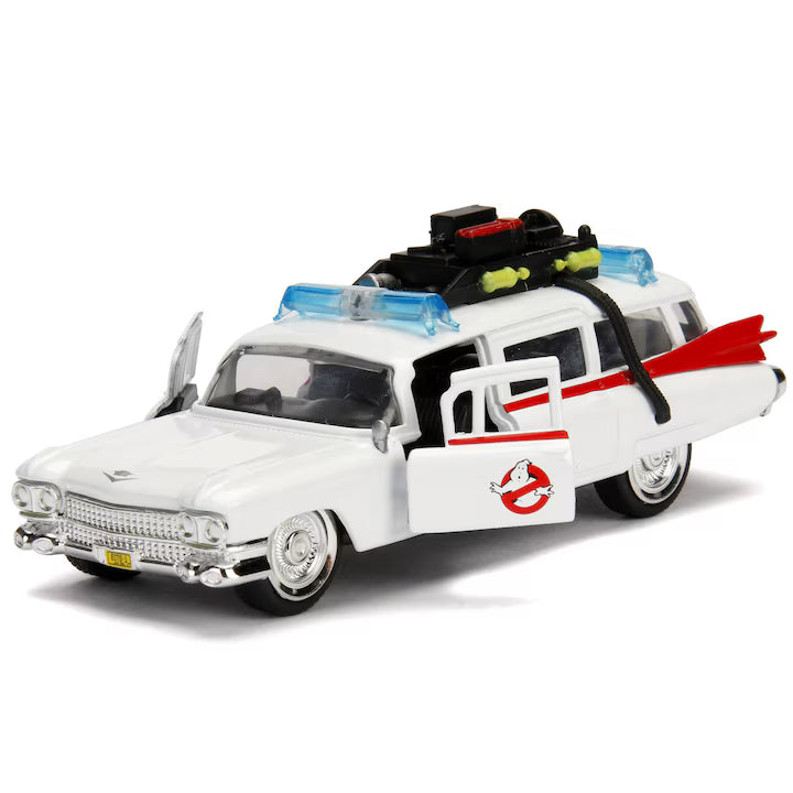 Jada Toys Ghostbusters ECTO-1 1:32 Die-Cast Car – Movie Collectible Vehicle