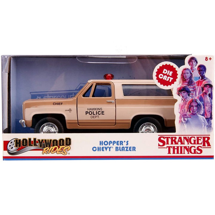 Jada Toys Stranger Things Hopper’s Chevy Blazer 1980 1:32 – Die-Cast Collectible Car