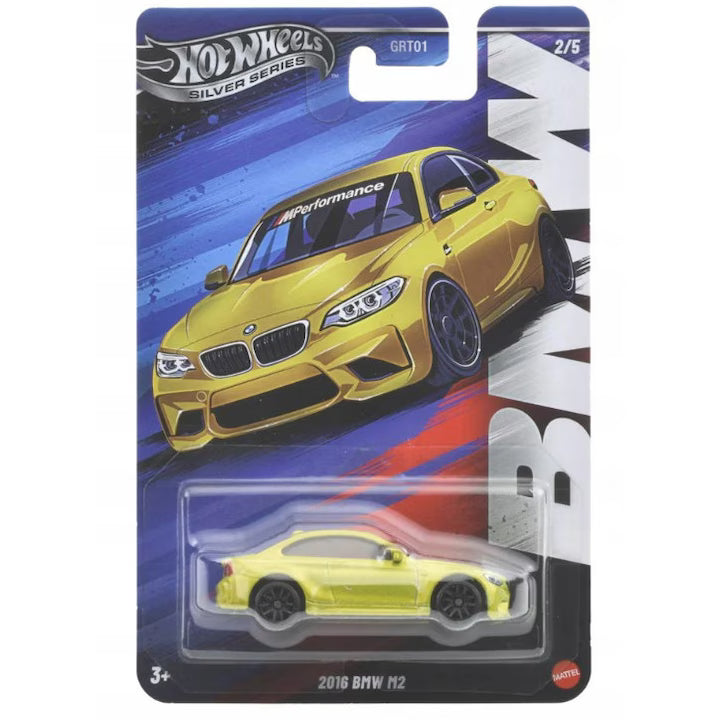Hot Wheels Silver Series BMW GRT01 – 2016 BMW M2 Diecast Car – 2/5