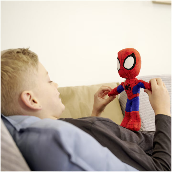 Simba Toys Disney Marvel Spidey Plush Toy 25cm – Glow-in-the-Dark Eyes | Official Licensed