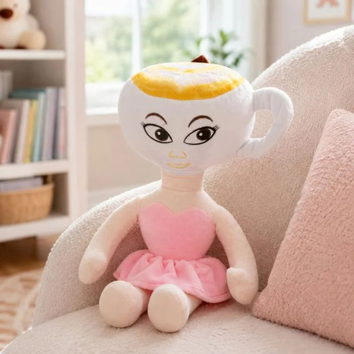 Italian Brainrot Ballerina Cappuccina Plush Toy 50cm – Viral Meme Character