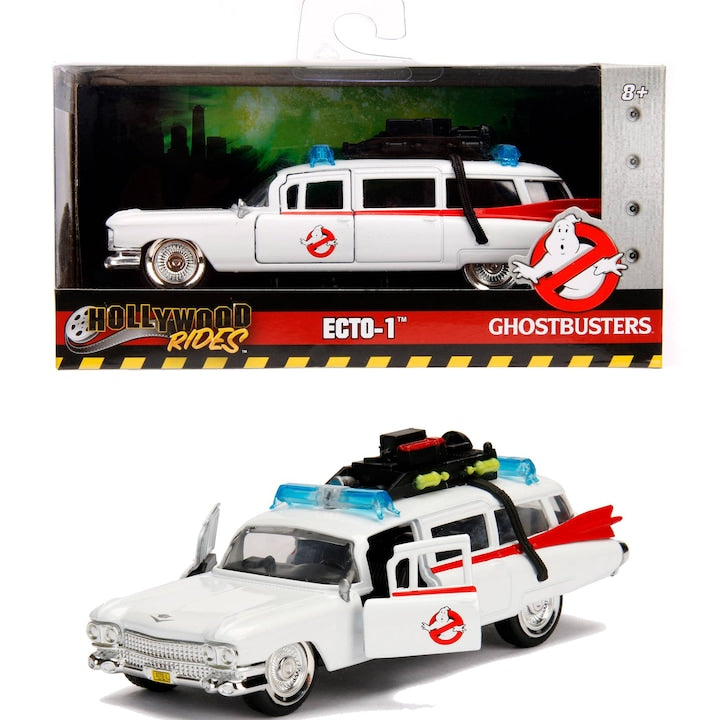 Jada Toys Ghostbusters ECTO-1 1:32 Die-Cast Car – Movie Collectible Vehicle