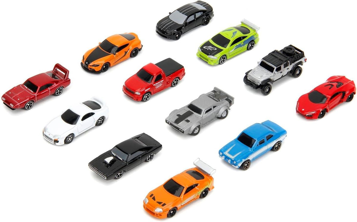 Jada Nano Fast & Furious Diecast Mini Cars 1.65” Mystery Blind Bag or Full Set 12