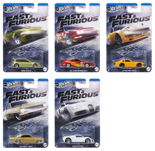 Hot Wheels Fast & Furious Racing Course Silver Series Die-Cast Cars | Choose Your Model/Set 5