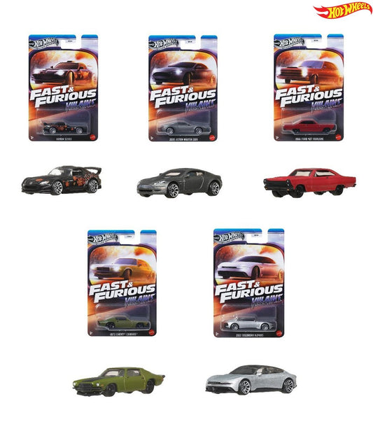 2024 Hot Wheels Fast & Furious Villains Silver Series 1:64 Die-Cast Cars – Choose Your Model or Complete Set 5