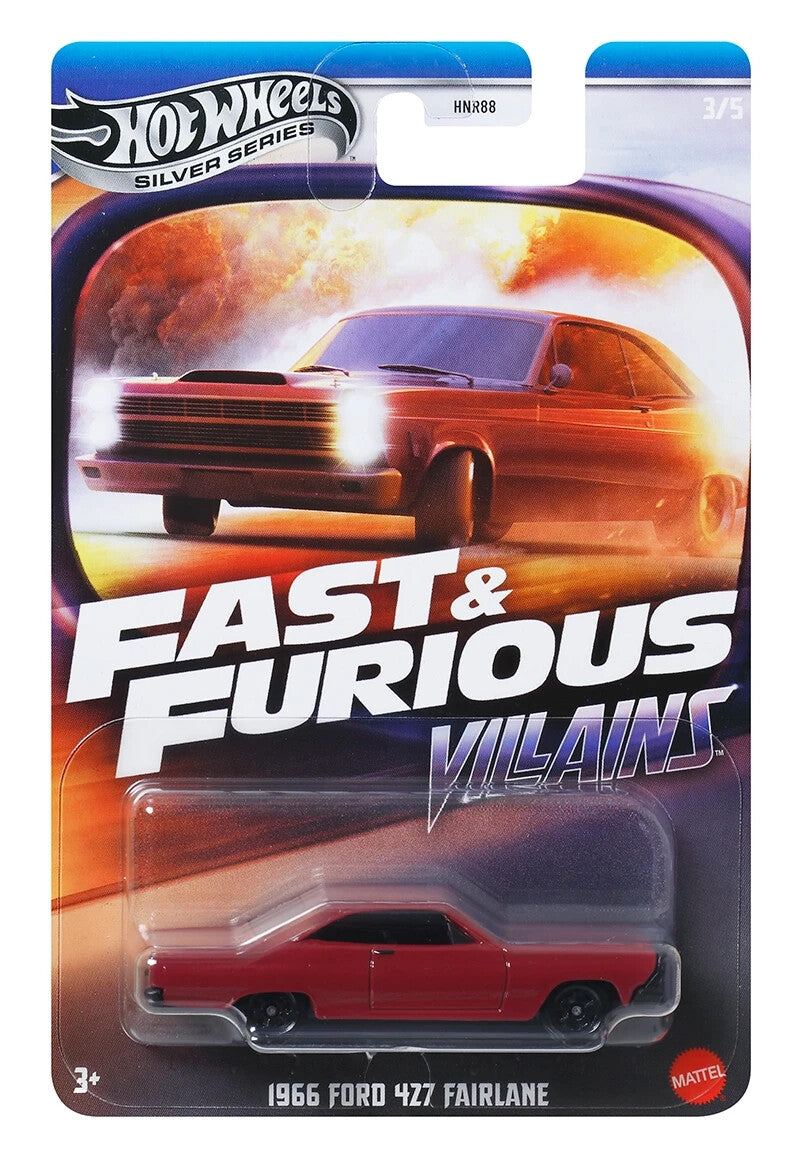 2024 Hot Wheels Fast & Furious Villains Silver Series 1:64 Die-Cast Cars – Choose Your Model or Complete Set 5
