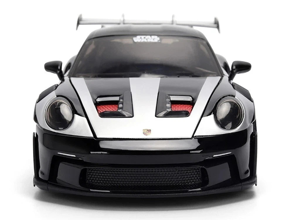 Jada Toys Star Wars Darth Vader & Porsche 911 GT3 RS (992) 1:24 – Die-Cast Collectible Car with Figure