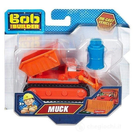 Fisher-Price Bob the Builder Die-Cast Vehicle CJG91 – Muck – Construction Toy Truck, 11x12 cm