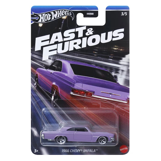 Hot Wheels 2024 Fast & Furious 1966 Chevy Impala 1:64 HNR88 3/5