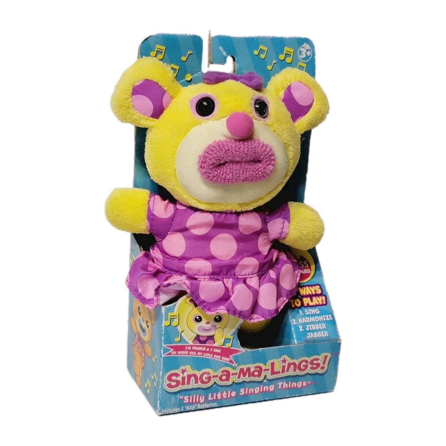 Sing-a-ma-Lings – Frankie (Yellow) – Interactive Singing Plush Toy by Funrise