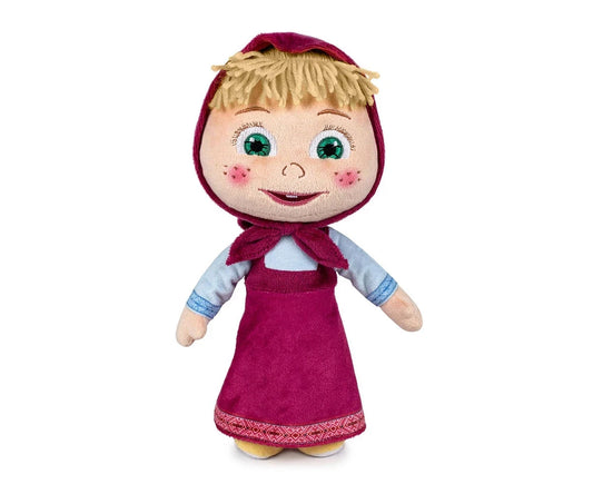 Giochi Preziosi Masha and the Bear Soft Plush 20 cm – Masha – Soft, Cuddly Gift for Kids