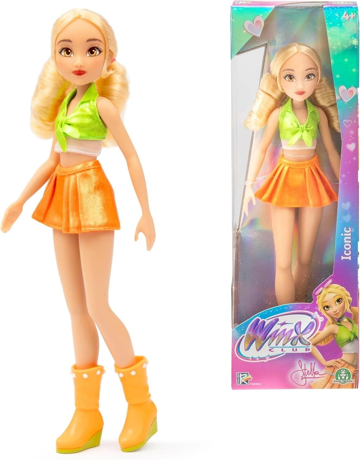 Winx Club Iconic Stella Doll 27cm – WNX77000 – Giochi Preziosi Fashion Doll