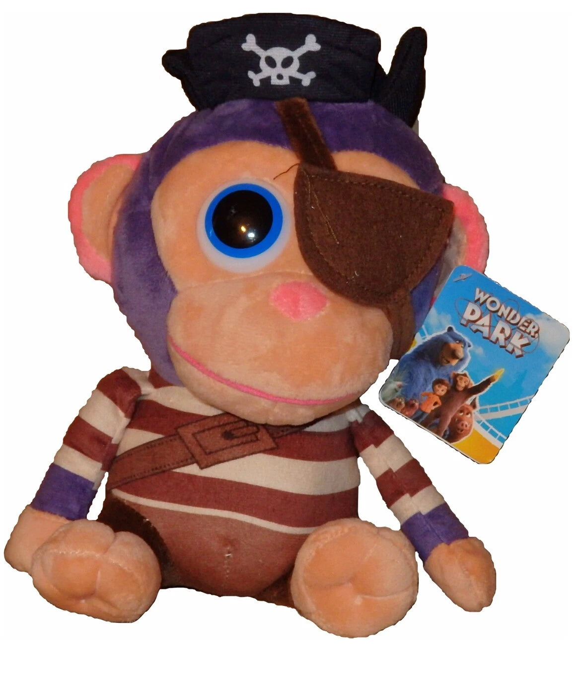 Wonder Park Chimpanzombie Pirate Plush 30cm – Soft Toy Collectible by Play by Play