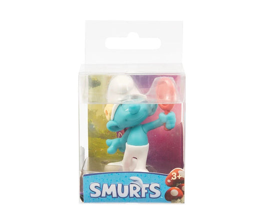 Smurfs Movie 2025 Figures – 5.5cm Collectible Toys by Giochi Preziosi – Vanity Smurf with Mirror