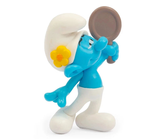 Smurfs Movie 2025 Figures – 5.5cm Collectible Toys by Giochi Preziosi – Vanity Smurf with Mirror