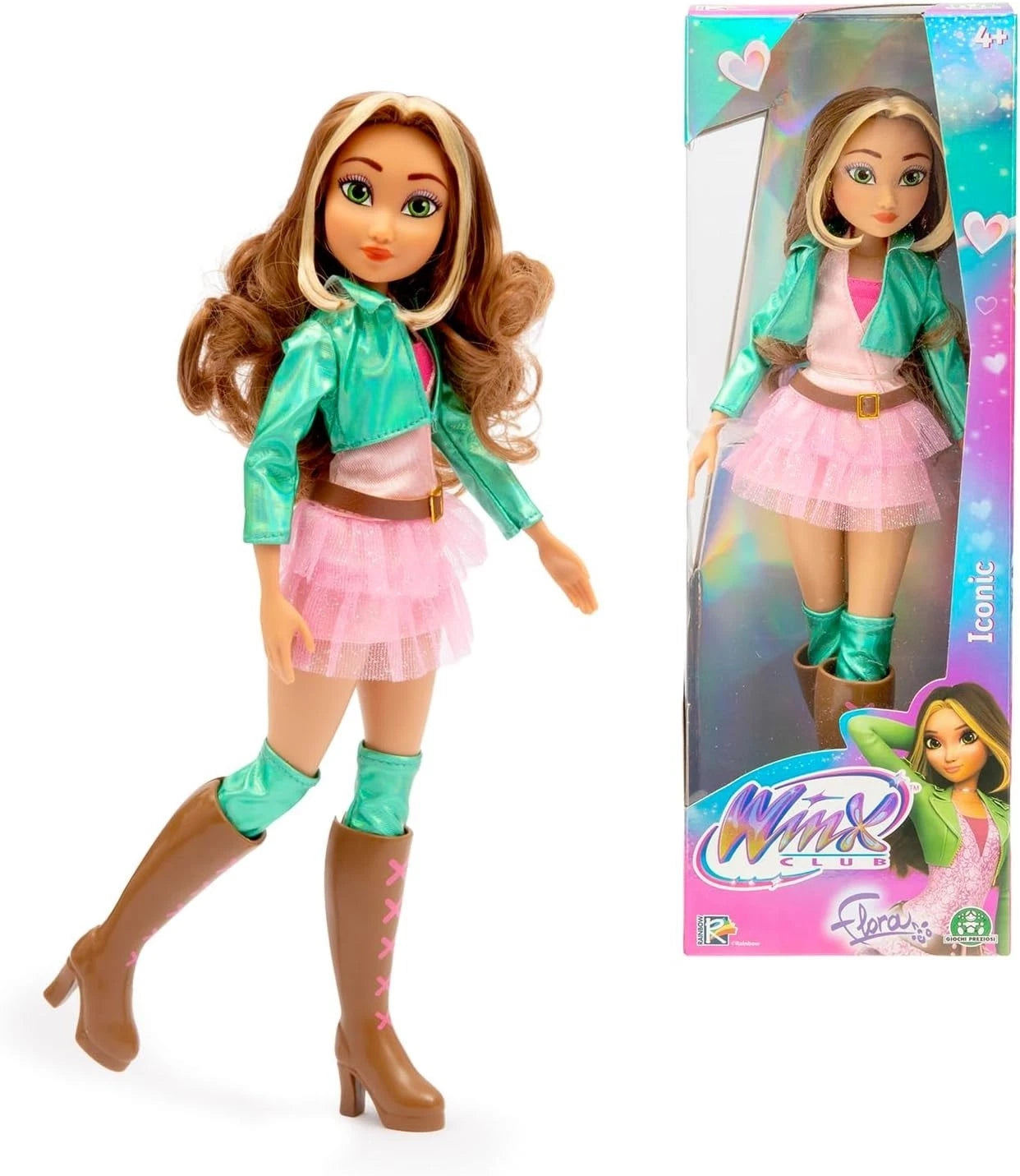Winx Club Iconic Flora Doll 27cm – WNX77000 – Giochi Preziosi Fashion Doll