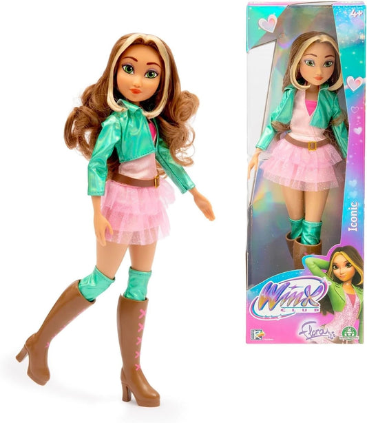 Winx Club Iconic Flora Doll 27cm – WNX77000 – Giochi Preziosi Fashion Doll