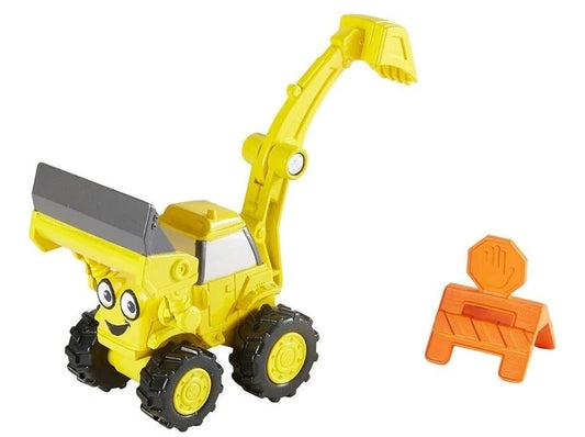 Fisher-Price Bob the Builder Die-Cast Vehicle CJG91 – Scoop – Construction Toy Truck, 11x12 cm