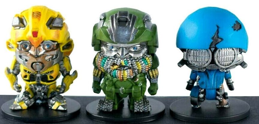 Hasbro Movies: Transformers The Last Knight  - Bumblebee Sqweeks Hound 3 Set Collectible Figures